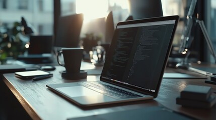 Digital Marketing Media on a Virtual Screen: Business Work Concept