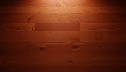 Wall Mural - Smooth mahogany wooden flooring with warm red tones and natural grain
