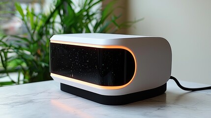 Poster - Sleek Modern Device with Ambient Lighting