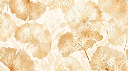 Naklejka na meble ivory seaamless pattern wallpaper