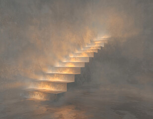 Canvas Print - Luminous Steps