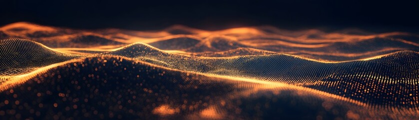 Poster - A mesmerizing abstract representation of energy waves, showcasing intricate patterns and vibrant hues. This captivating visual evokes a sense of dynamic motion and wonder.