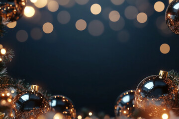 Wall Mural - christmas background, top view, wallpaper