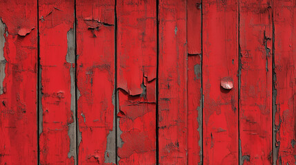 red wooden wall