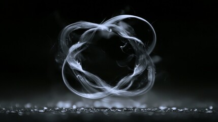 Wall Mural - Abstract Smoke Design - Intricate Movement