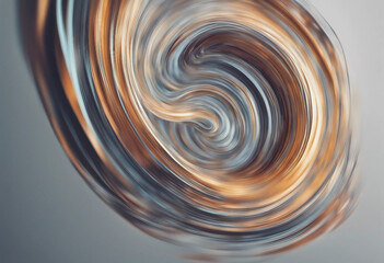 Wall Mural - Harmonious patterns swirling in an abstract shape isolated on a transparent background