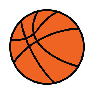 Basketball Flat Design.