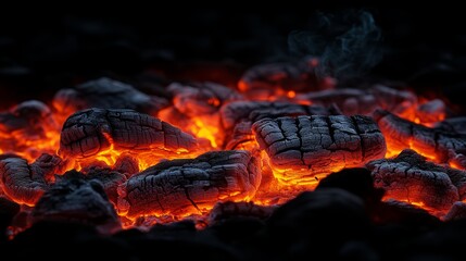 Burning red flames send sparks flying high in the night sky, framed by a stunning, abstract backdrop of fire, light, and vitality. Glowing embers scatter across the dark canvas