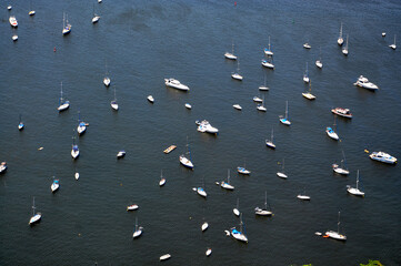 Wall Mural - Boats in the sea