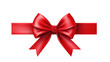 © Studio - red ribbon and bow isolated transparent background