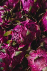 Wall Mural - Bunch of purple flowers with black spots. The flowers are arranged in a way that they look like they are in a vase