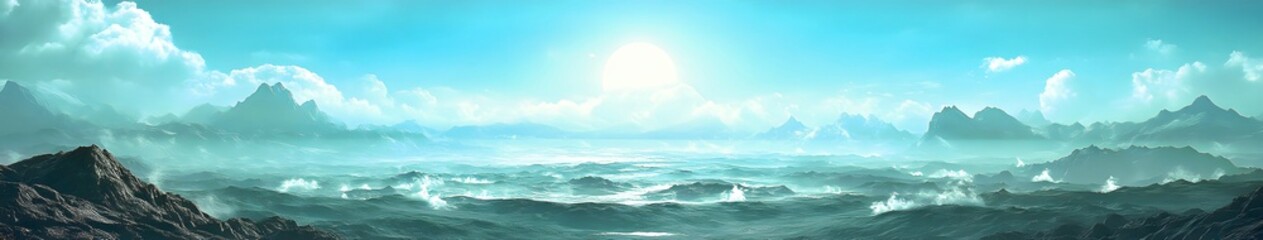 Wall Mural - water and sky