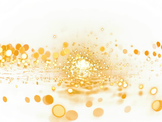Wall Mural - Golden light burst with sparkles on a light imagine a universe born from a single point of light and color png clipart transparent