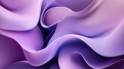 Poster - AI-generated smooth gradient backdrop transitioning from deep purple to soft lavender, perfect for overlaying text or brand logos.