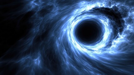 Poster - deep blue-black gradient with a soft, diffused light in the center, creating a focal point. no text,