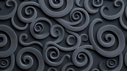 Poster - Deep gray background with subtle swirling patterns, creating an abstract and artistic feel. No text, no people.