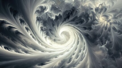 Poster - Deep gray background with subtle swirling patterns, creating an abstract and artistic feel. No text, no people.