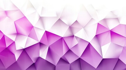 Poster - Gradient geometric background with dynamic wavy lines and overlapping triangles in vibrant purple and pink hues. No text, no people.