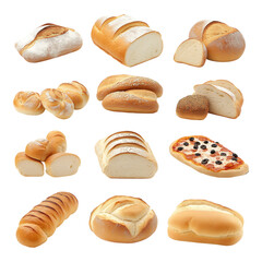 Wall Mural - set of bread