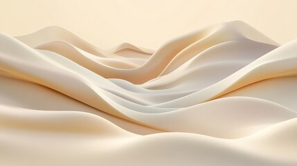 Poster - Subtle gradient in muted beige and cream tones, creating a clean and minimalist aesthetic. No text, no people.