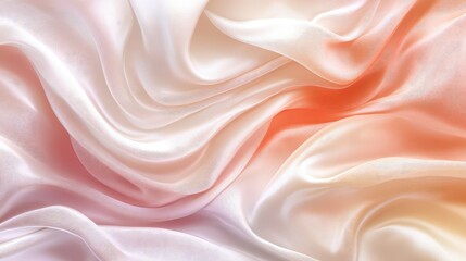 Poster - Subtle gradient transitioning from ivory to pale peach, perfect for minimalist designs. No text, no people.