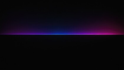 Poster - A black background with a blue and purple wave design.
4