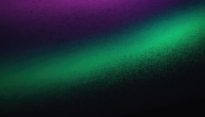 Poster - Blurred color gradient purple green blue grainy color gradient background dark abstract backdrop
8