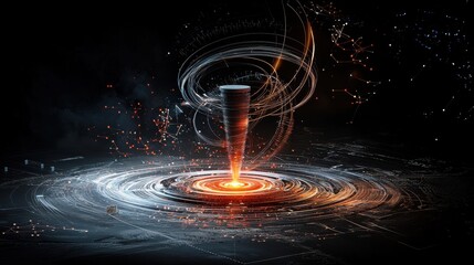 Aufkleber - Exploring the hypothetical trivitino particle quantum standard generation in theoretical physics research labs