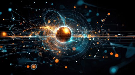 Aufkleber - Exploring quantum energy grid innovations with trivitino particle highlights in high-energy physics research