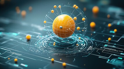 Aufkleber - Exploring quantum mechanics trivitino particle standards in advanced physics laboratory research digital visualization theoretical analysis