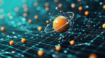 Aufkleber - Quantum visualization of trivitino particle dynamics standard in a quantum field environment a comprehensive study