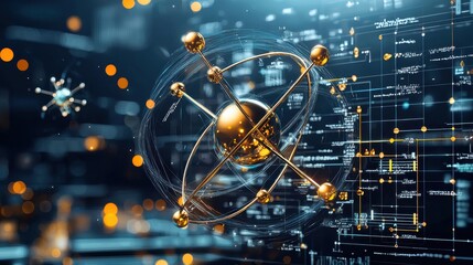 Aufkleber - Exploring subatomic interactions of trivitino particles in a theoretical framework a scientific analysis of quantum mechanics