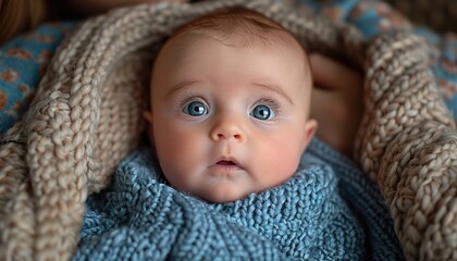 Wall Mural - portrait of a baby