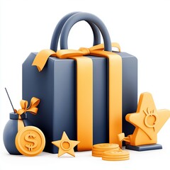screenshot of a loyalty program page with reward points, isolated on white background