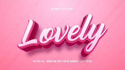 Poster - Love editable text effect, valentines day text style