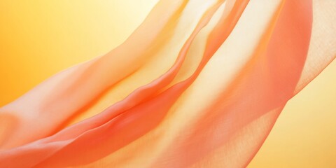 Aufkleber - Vibrant Fabric Flowing in Bright Light