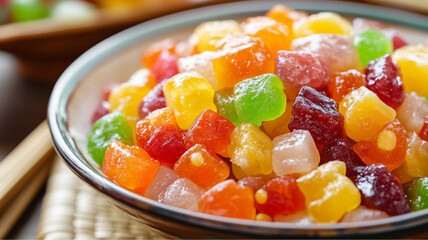 Wall Mural - Candied fruit, japanese food