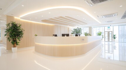Poster - A photostock of a clean and modern dental clinic interior