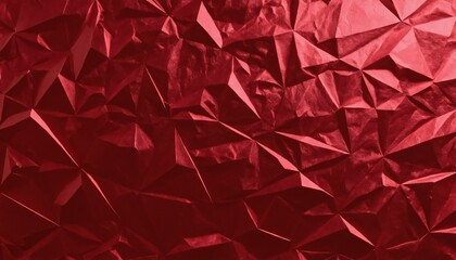 Wall Mural - Shiny ruby red paper texture with deep reflective highlights