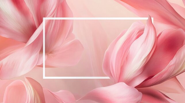 Smooth, flowing pastel design with a white frame center, perfect for customizable invitations, greeting cards, and banners. Ideal for celebratory or elegant events.