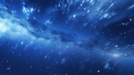 Wall Mural - starry night sky: deep space exploration