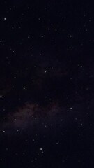 Wall Mural - Vertical Side View of Stars Passing by Showing Parallax Due to Varying Distances