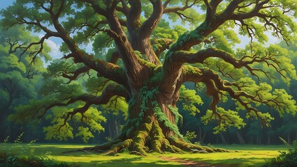 trees in the forest