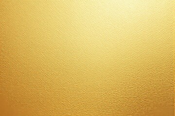 Wall Mural - Close-up of a textured golden metallic surface with rippled abstract patterns, creating a luxurious and elegant background concept. Ai generative