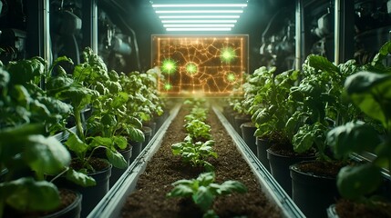 Poster - holographic quantum powered system predicting and preventing pest infestations in smart farms displa