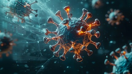 Poster - a dynamic representation of quantum computing technology predicting virus mutation patterns to aid i
