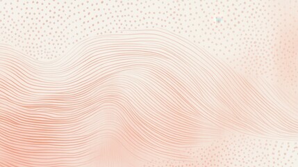 Leinwandbilder - Elegant minimalist design featuring dotted pencil strokes in soft pastel colors