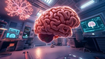 Poster - Quantum computing powered virtual twin of a human brain used for advanced neurosurgical planning