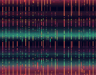 Sticker - pixel pattern of a digital glitch, abstract background