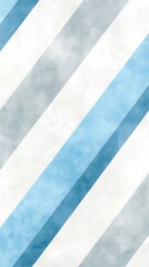 Aufkleber - Calming diagonal striped pattern in soft sky blue hues for relaxation and inspiration